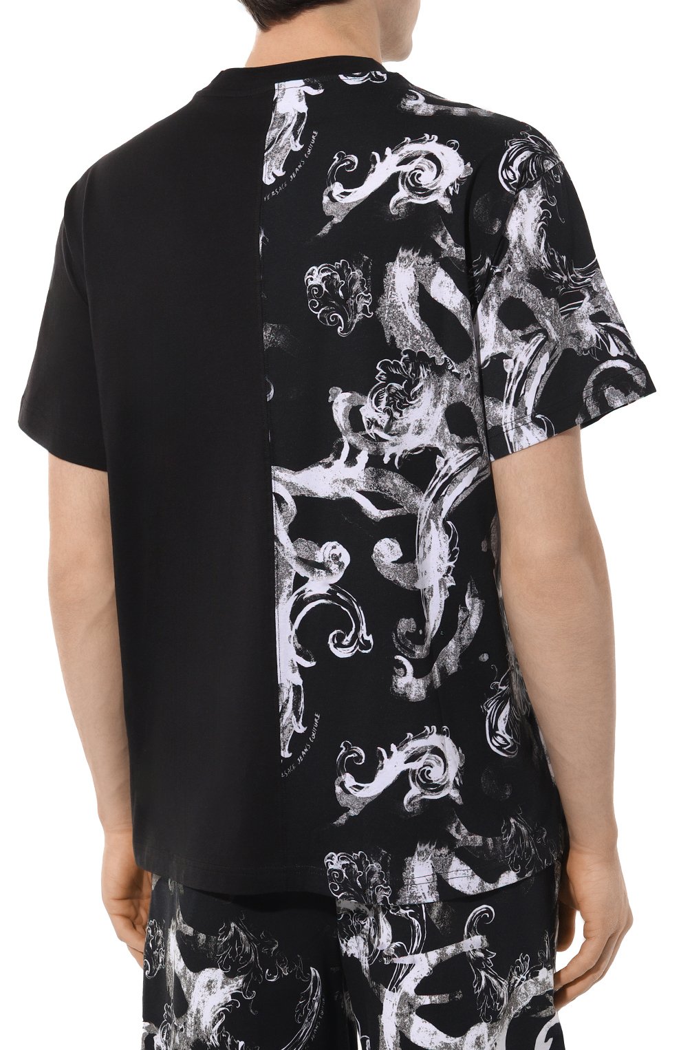 Хлопковая футболка VERSACE JEANS COUTURE, арт. 76GAH611/JS287, фото 4