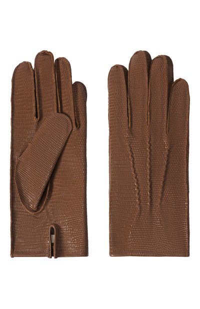 Женские кожаные перчатки 12 STOREEZ, арт. 139898