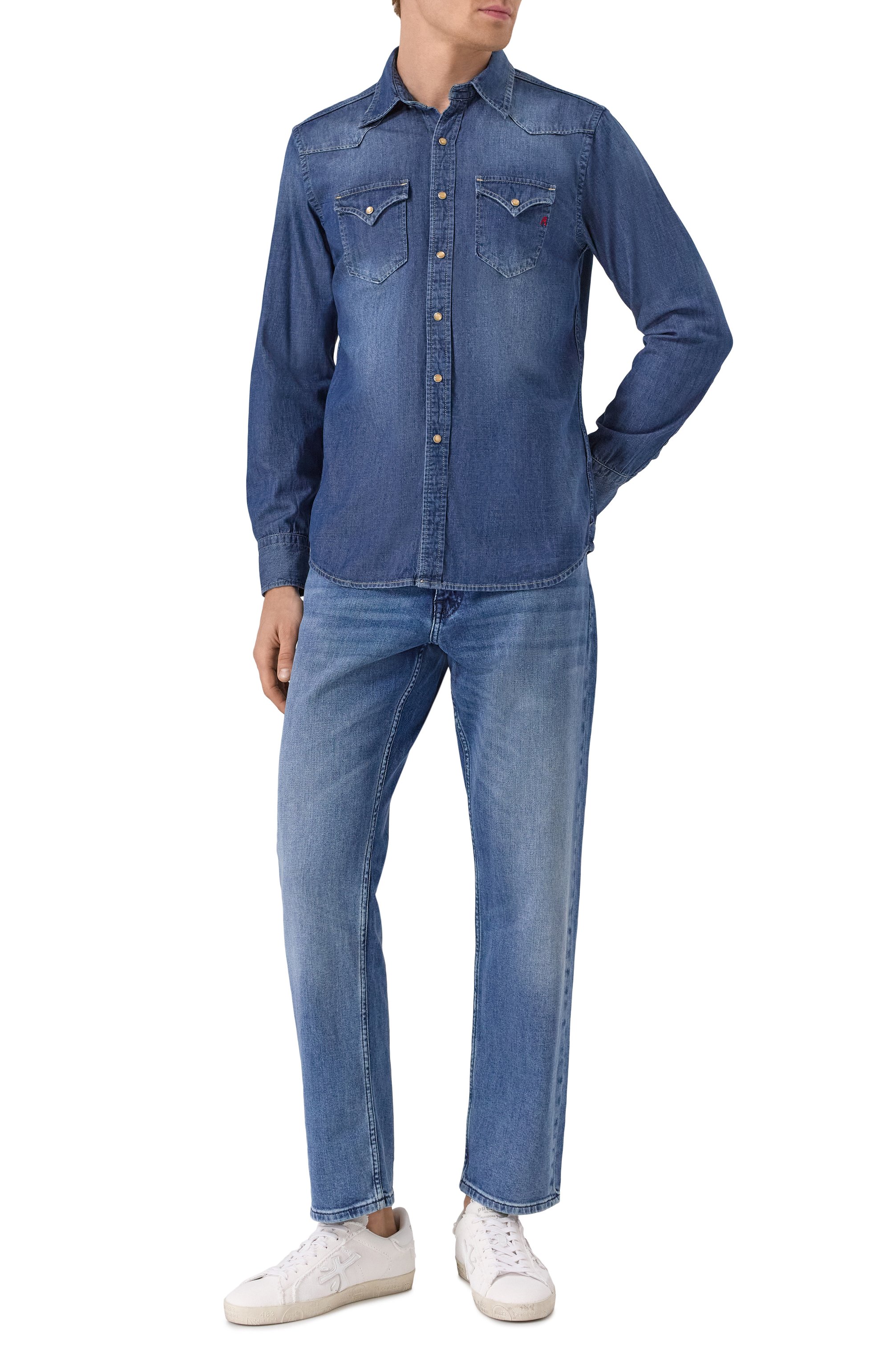 Джинсовая рубашка REPLAY, арт. M4023C.000.26C 80A, фото 2