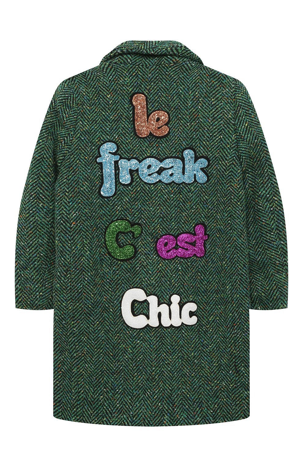 Пальто FRONT STREET 8 KIDS зеленого цвета по цене 27200 руб., арт. FWK 10, фото 2 Пальто FRONT STREET 8 KIDS, арт. FWK 10, фото 2