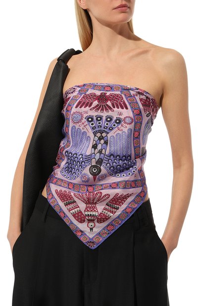 Шелковый платок небеса GOURJI, арт. T21SKY7VIR/1, фото 3