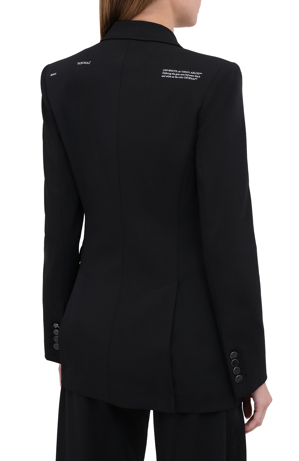 Двубортный жакет OFF-WHITE, арт. 0WEF049E20FAB0021000, фото 4