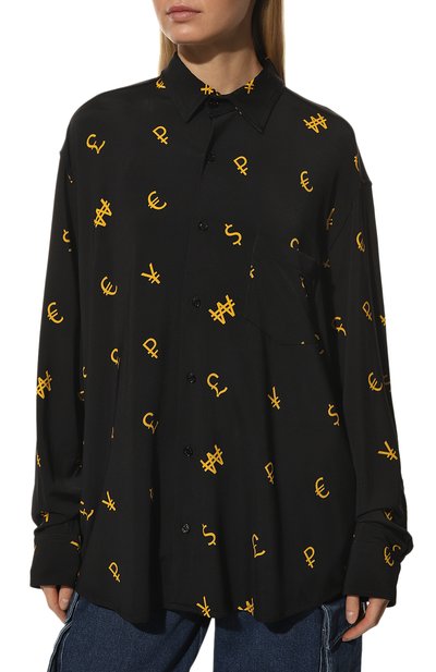 Рубашка из вискозы VETEMENTS, арт. UA53SH800X 2737/W, фото 3