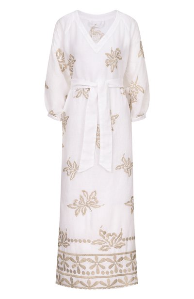 Женское льняное платье 120% LINO, арт. 33ALIW4PLH/000G477