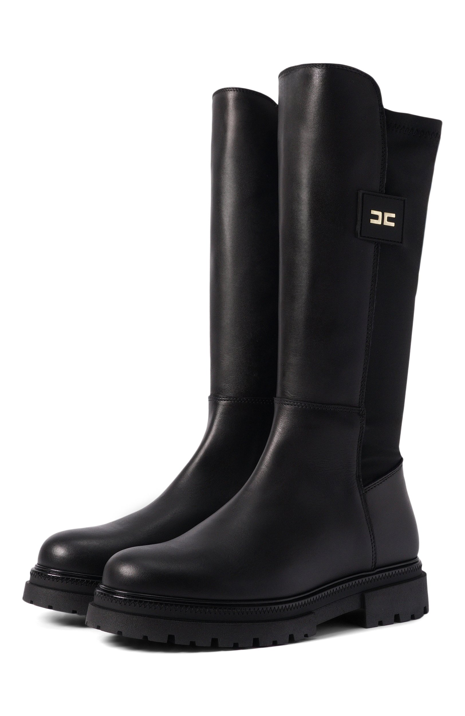 Кожаные сапоги ELISABETTA FRANCHI LA MIA BAMBINA, арт. F4A6-E0709-1333999-_001, фото 1