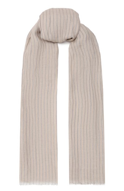 Льняной палантин BRUNELLO CUCINELLI, арт. MSCDAGL37, фото 1