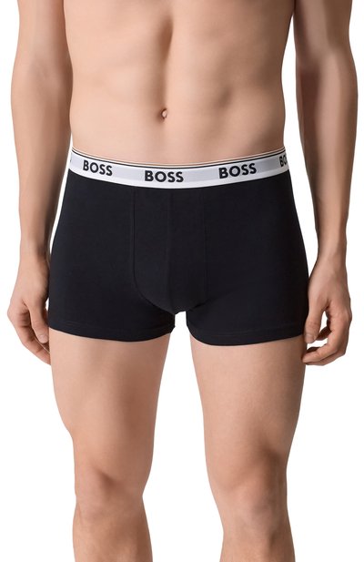 Комплект из трех боксеров BOSS черного цвета по цене 6195 руб., арт. 50554693, фото 2 Комплект из трех боксеров BOSS, арт. 50554693, фото 2