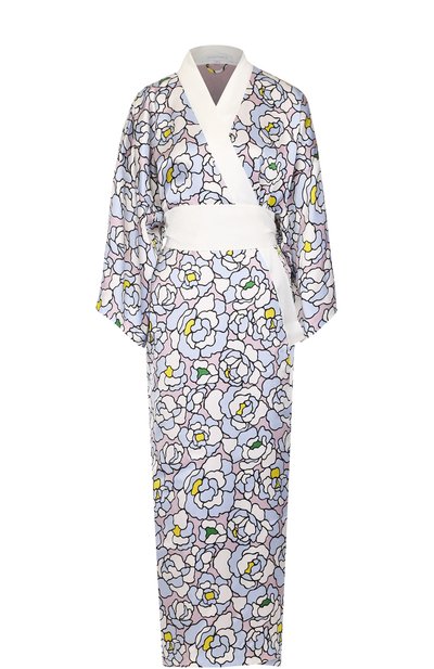 Женский шелковый халат с поясом OLIVIA VON HALLE, арт. AW1750