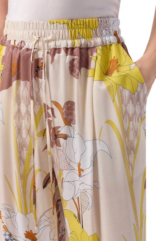 Брюки из хлопка и шелка Freeage WS26.PT193M.6001.112 Бежевый  WS26.PT193M.6001.112 Фото 5