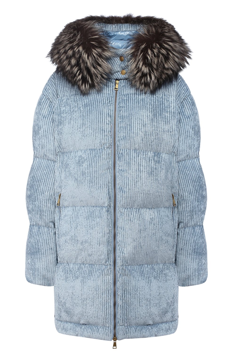 Вельветовый пуховик MONCLER, арт. D2-093-49907-20-549UA, фото 1