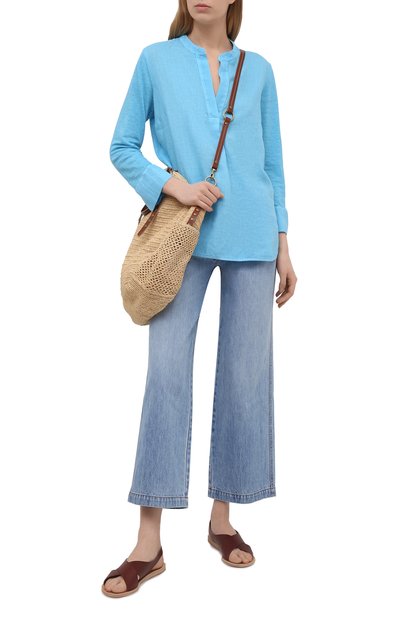 Льняная блузка 120% LINO, арт. T0W70FC/E908/S00, фото 2