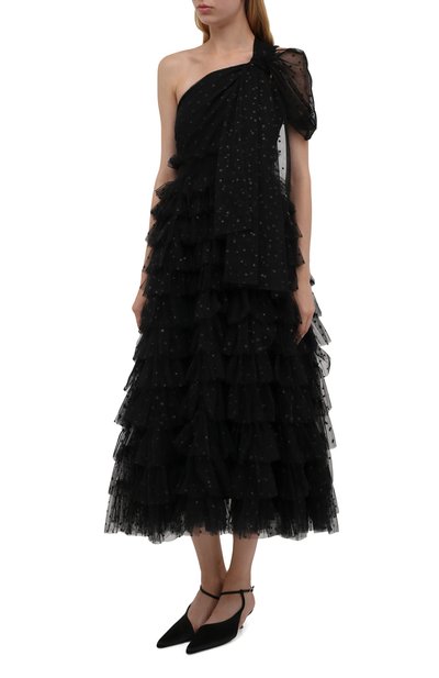 Платье REDVALENTINO черного цвета по цене 208000 руб., арт. WR3VABL5/5YP, фото 3 Платье REDVALENTINO, арт. WR3VABL5/5YP, фото 3