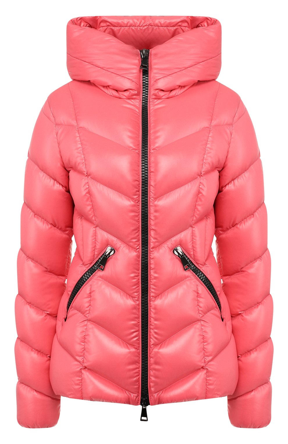Пуховая куртка MONCLER розового цвета по цене 119500 руб., арт. E2-093-46915-05-C0065, фото 1 Пуховая куртка MONCLER, арт. E2-093-46915-05-C0065, фото 1