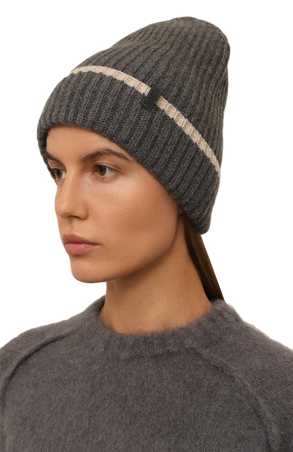 Кашемировая шапка BRUNELLO CUCINELLI, арт. M12504979, фото 2