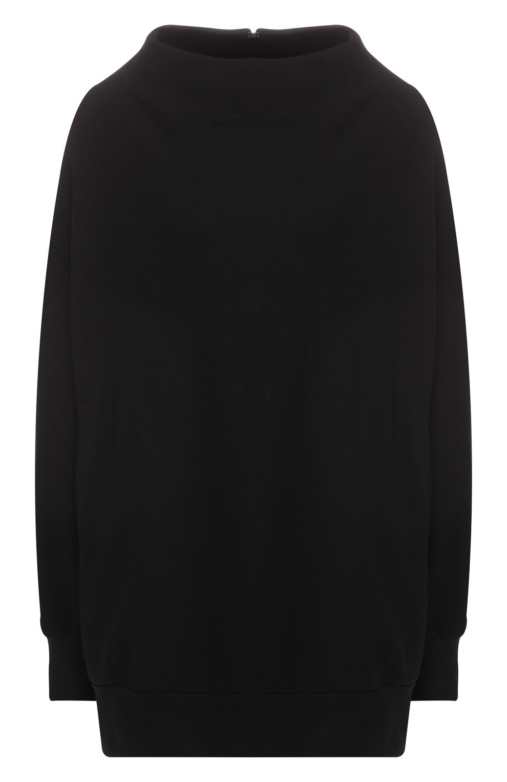 Хлопковый пуловер YOHJI YAMAMOTO черного цвета по цене 51350 руб., арт. FZ-T55-008, фото 1 Хлопковый пуловер YOHJI YAMAMOTO, арт. FZ-T55-008, фото 1