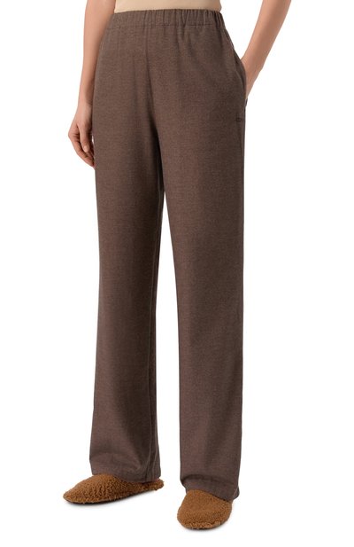 Хлопковые брюки EDOMO коричневого цвета по цене 31900 руб., арт. T006023NY26W, фото 5 Хлопковые брюки EDOMO, арт. T006023NY26W, фото 5