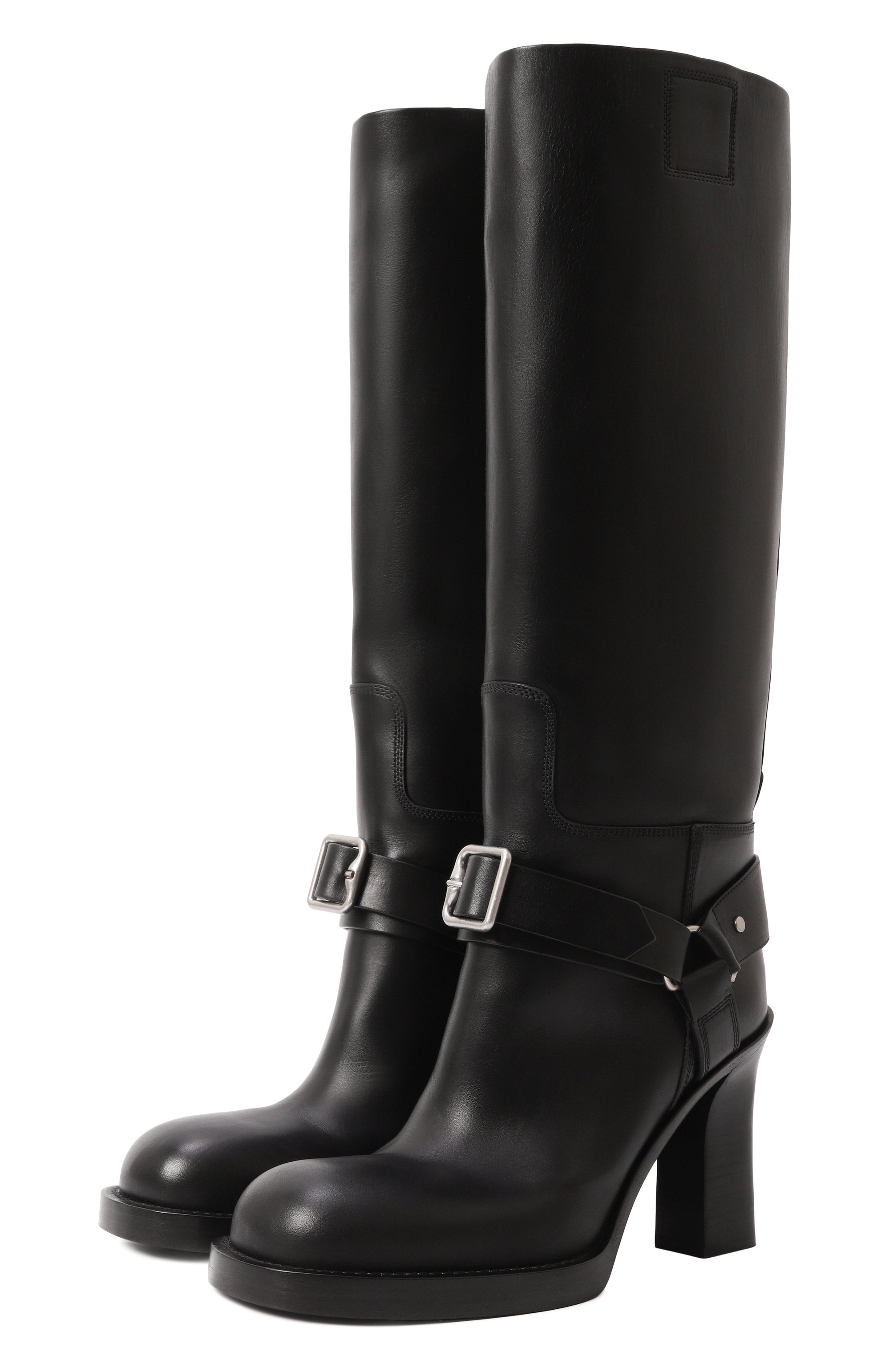 Кожаные сапоги BURBERRY, арт. 8079913, фото 1