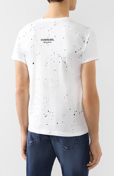 Хлопковая футболка DOMREBEL, арт. CHEERS/T-SHIRT/PAINT, фото 4