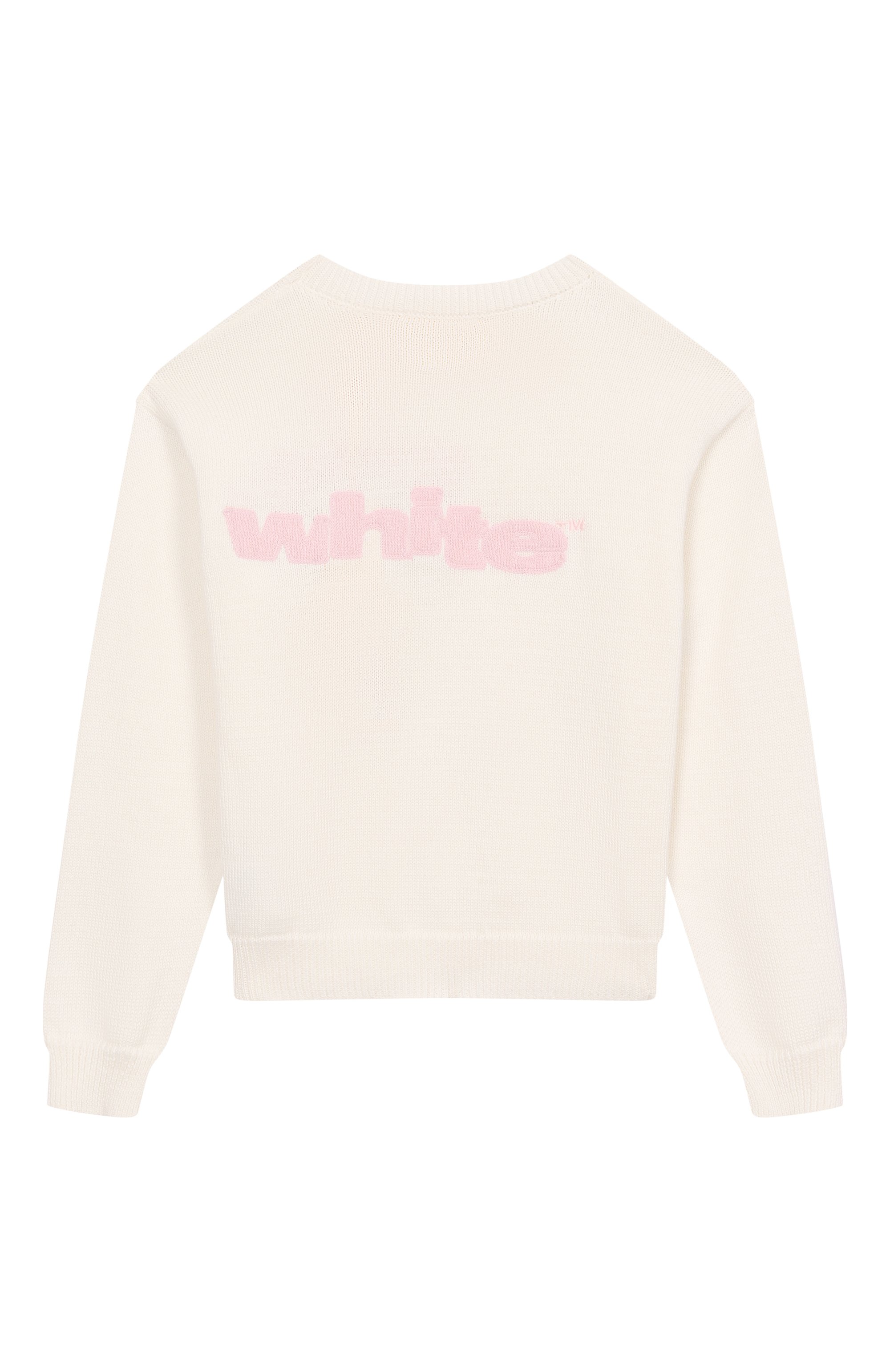 Хлопковый пуловер OFF-WHITE, арт. 0GHE002S25KNI002/4-12, фото 2