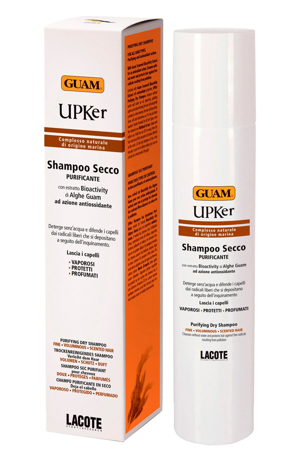 Очищающий шампунь для волос сухой upker (200ml) GUAM, арт. 8025021161570, фото 2