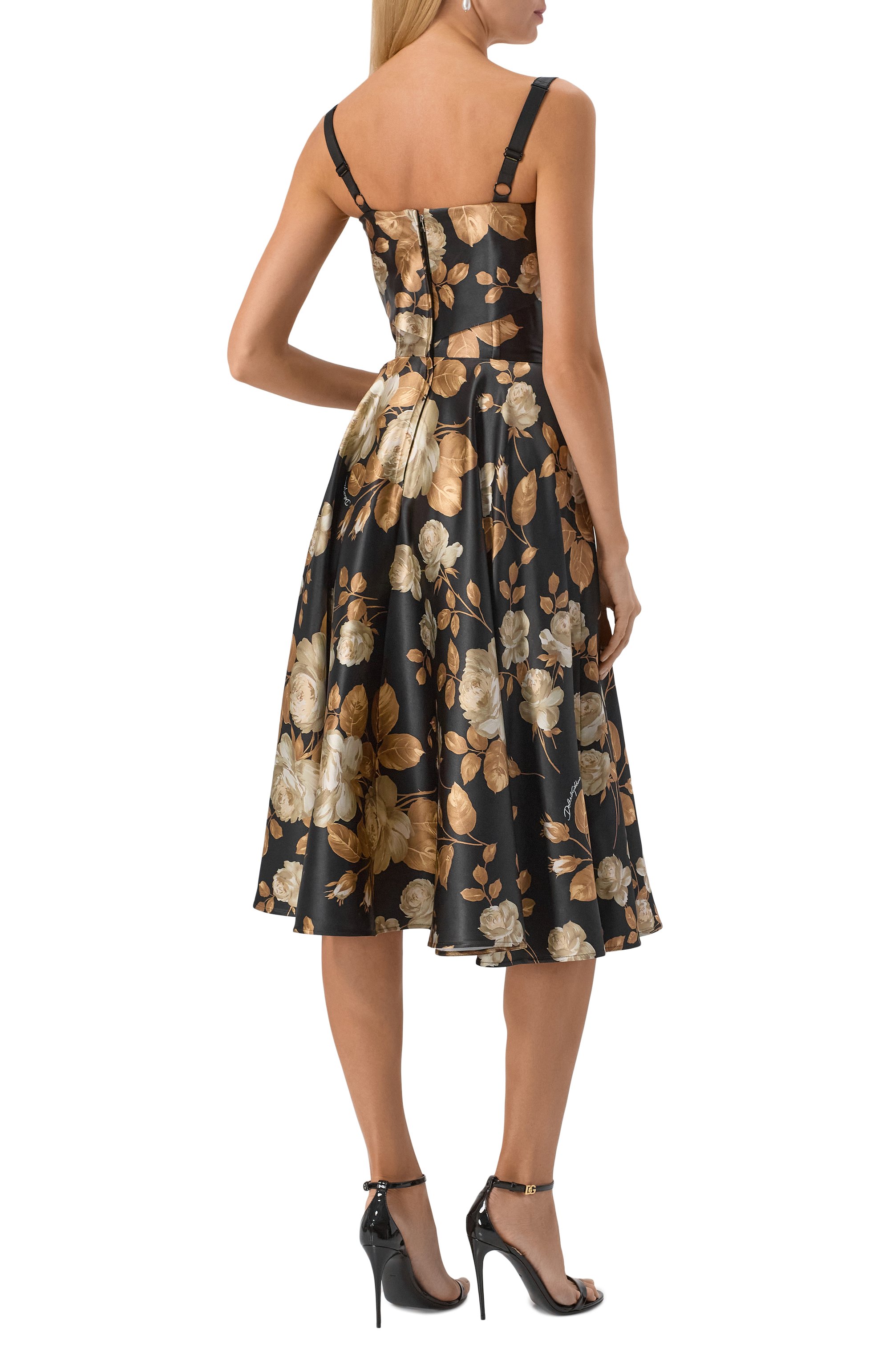 Платье из вискозы DOLCE & GABBANA, арт. F6TYFT/FSIB8, фото 3