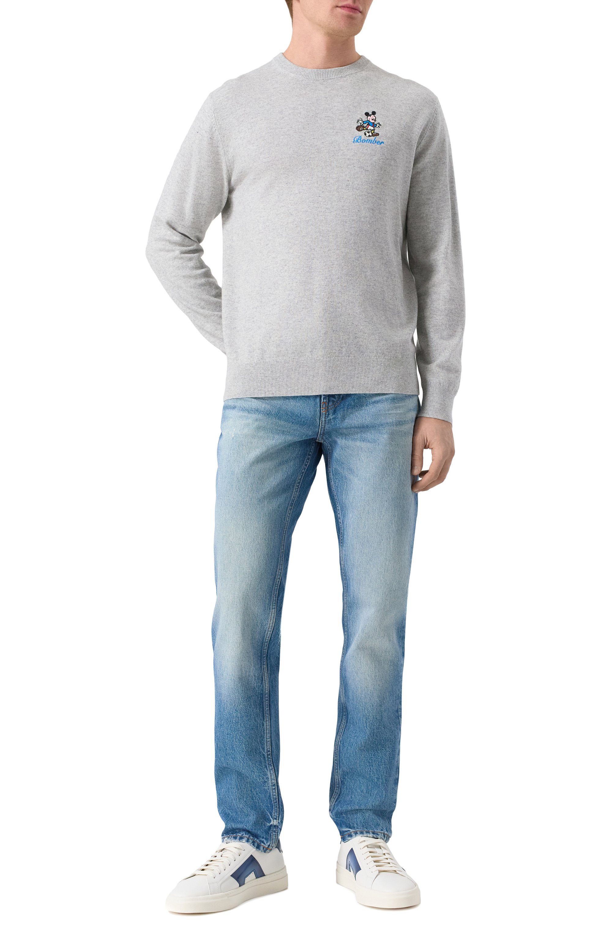 Джемпер из шерсти и вискозы MC2 SAINT BARTH, арт. STBM HER0N LIGHT/HER0005/DNDS17, фото 2