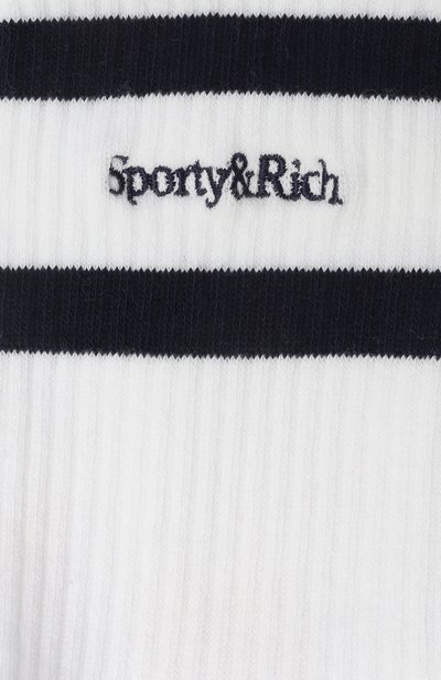 Хлопковые носки SPORTY AND RICH, арт. AC026511300WH01, фото 2