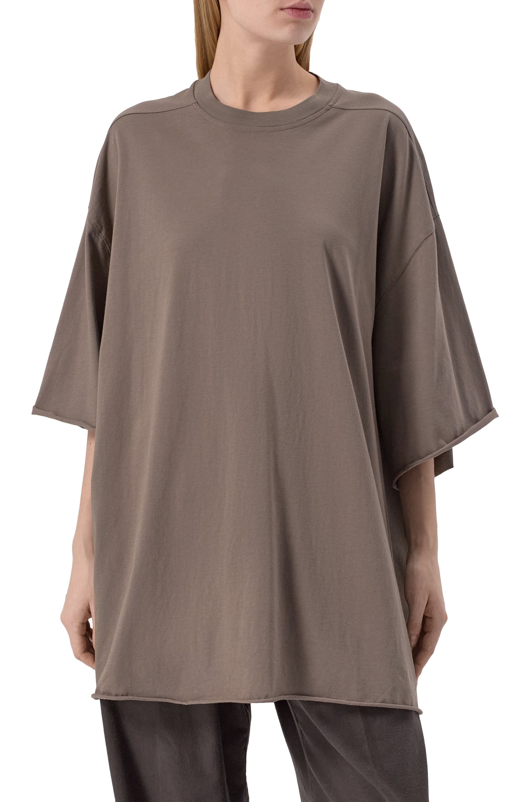 Хлопковая футболка RICK OWENS, арт. RP01E7204/JA, фото 7