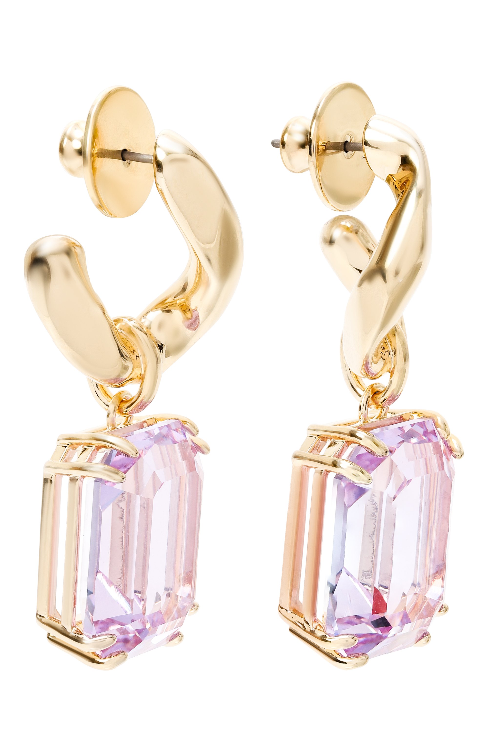 Серьги millenia SWAROVSKI сиреневого цвета по цене 23500 руб., арт. 5694784, фото 3 Серьги millenia SWAROVSKI, арт. 5694784, фото 3