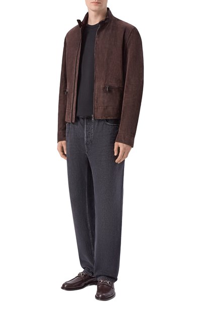 Кожаные лоферы GUCCI коричневого цвета по цене 135000 руб., арт. 851398/AAFAR, фото 2 Кожаные лоферы GUCCI, арт. 851398/AAFAR, фото 2