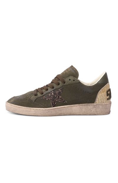 Комбинированные кеды ballstar GOLDEN GOOSE DELUXE BRAND, арт. GWF00117.F008705, фото 4