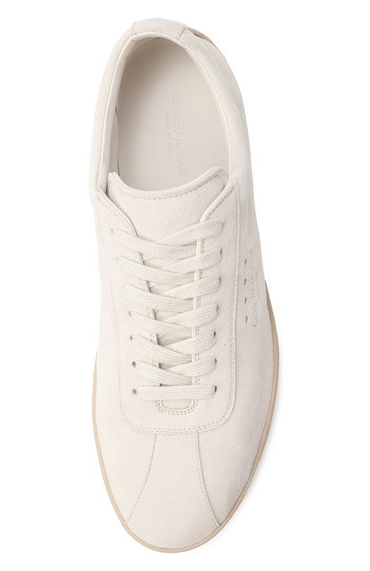 Замшевые кроссовки Giorgio Armani X2X208/XF829 Кремовый  X2X208/XF829 Фото 6