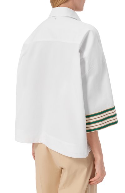 Хлопковая рубашка LORENA ANTONIAZZI, арт. E2634CA04B/4818, фото 4