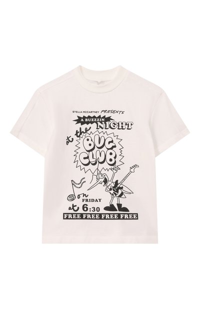 Хлопковая футболка STELLA MCCARTNEY, арт. TY8P81