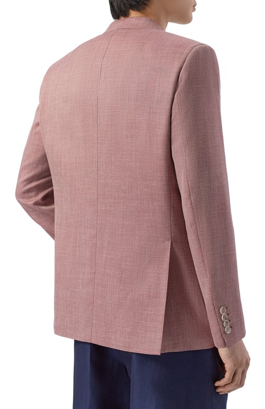 Пиджак из шерсти и шелка Brioni RG0D0X/PDA13 Красный  RG0D0X/PDA13 Фото 4