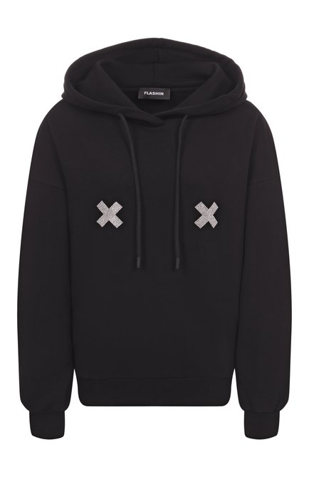 Женский хлопковое худи FLASHIN, арт. FS25HCROSB