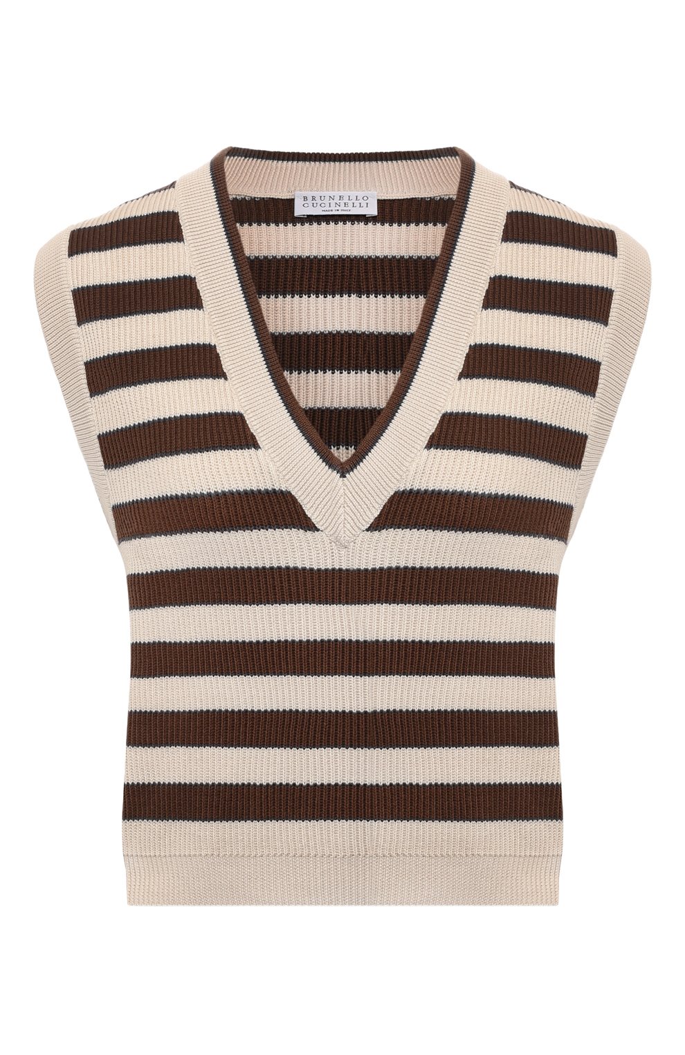 Хлопковый жилет BRUNELLO CUCINELLI, арт. M1919B1279, фото 1