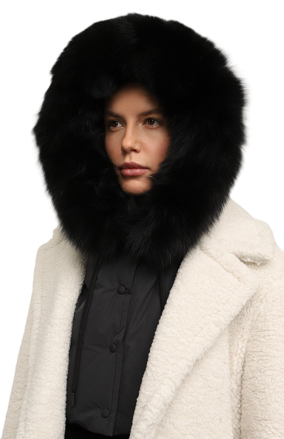 Пуховый капюшон YVES SALOMON, арт. 23WAA620XXD0LU, фото 2