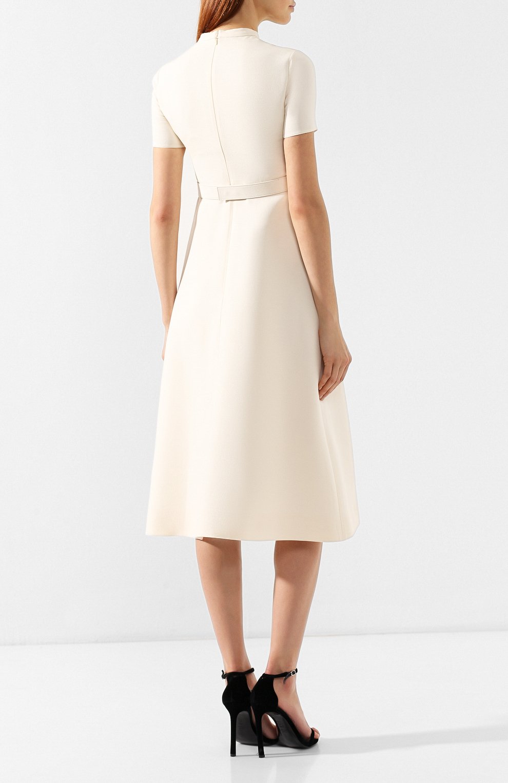 Платье из смеси шерсти и шелка VALENTINO, арт. RB3VAKY61CF, фото 4