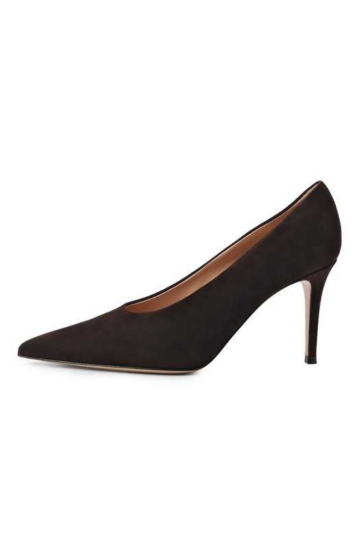 Замшевые туфли Gianvito 85 Gianvito Rossi G22277.85RIC.CAMM0KA Коричневый  G22277.85RIC.CAMM0KA Фото 4