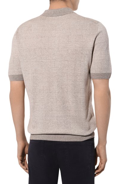 Поло изо льна и хлопка GRAN SASSO, арт. 57118/18644, фото 4