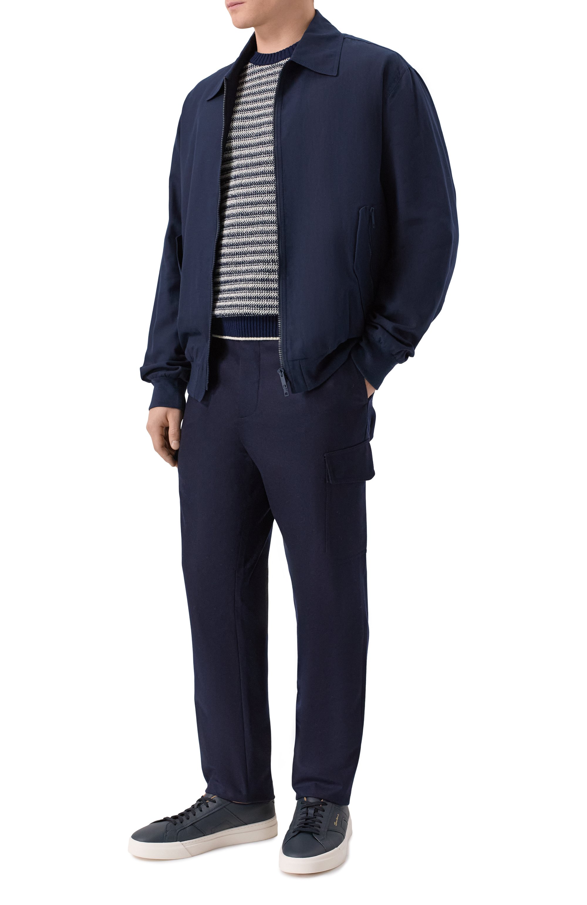 Хлопковый свитер PAUL&SHARK, арт. 26411560, фото 2