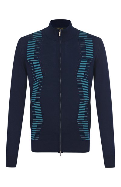 Мужской кардиган  из шелка и хлопка ZILLI, арт. KZMC01M0142VZWA00