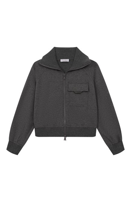 Хлопковая толстовка BRUNELLO CUCINELLI, арт. BH827E859A