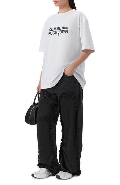 Хлопковая футболка COMME DES FUCKDOWN, арт. CFABW01667, фото 2