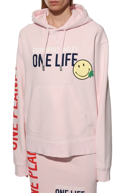 Хлопковый свитшот dsquared2 x smiley DSQUARED2, арт. S73GU0086/S25535, фото 3
