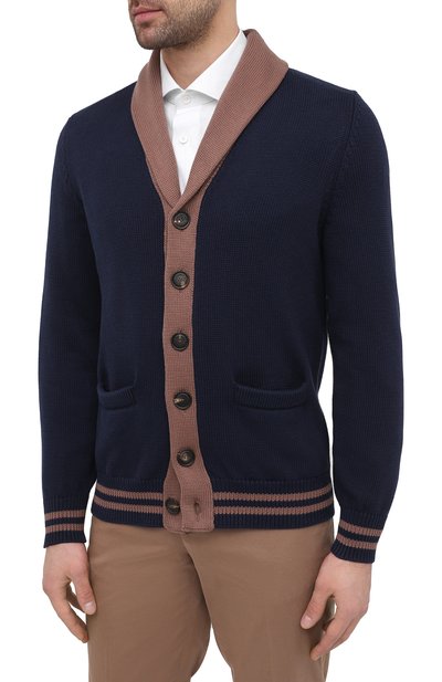 Хлопковый кардиган BRUNELLO CUCINELLI, арт. M28501406, фото 3