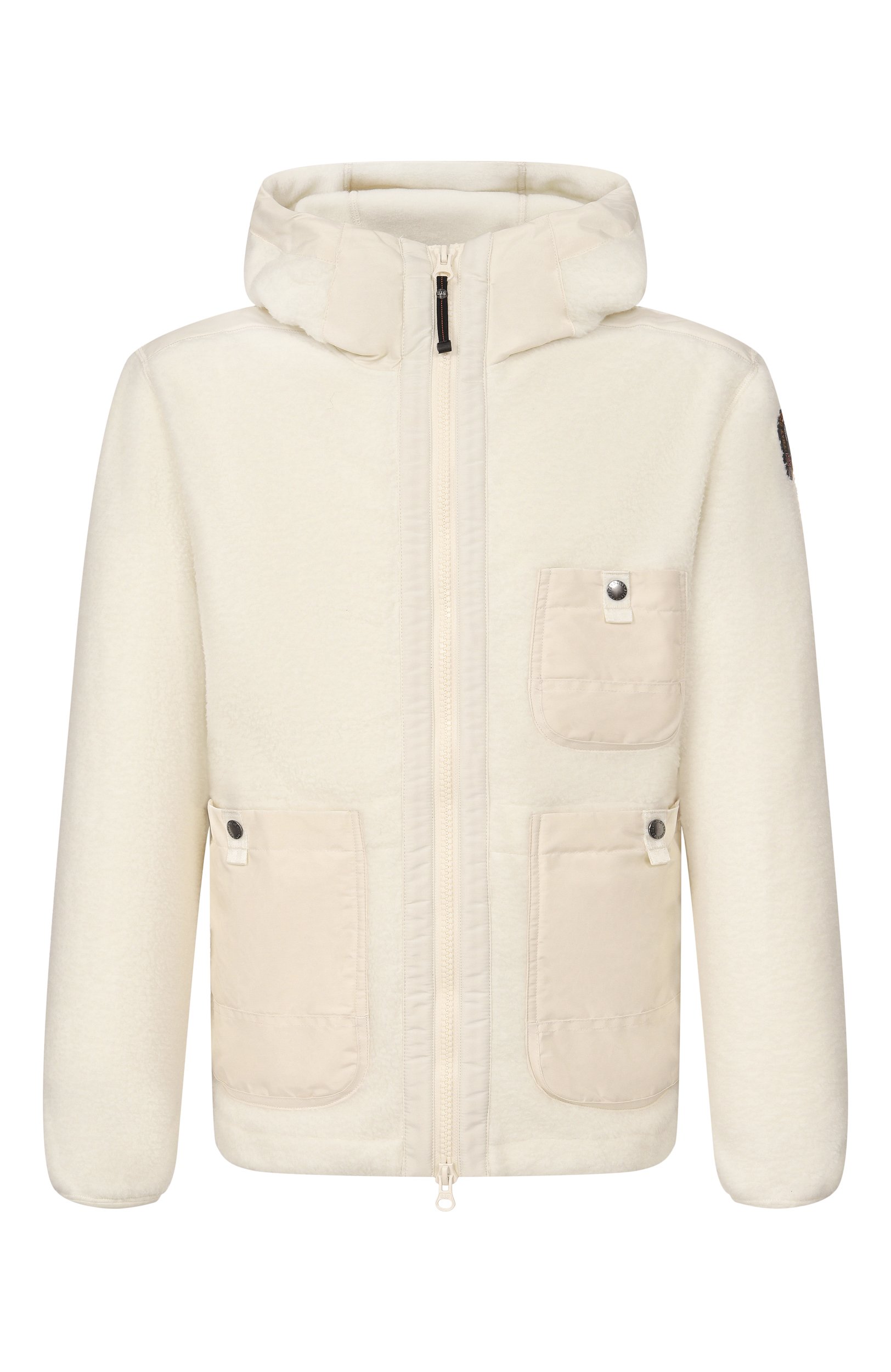 Толстовка PARAJUMPERS кремового цвета по цене 59150 руб., арт. 26WMPMFLQS01, фото 1 Толстовка PARAJUMPERS, арт. 26WMPMFLQS01, фото 1