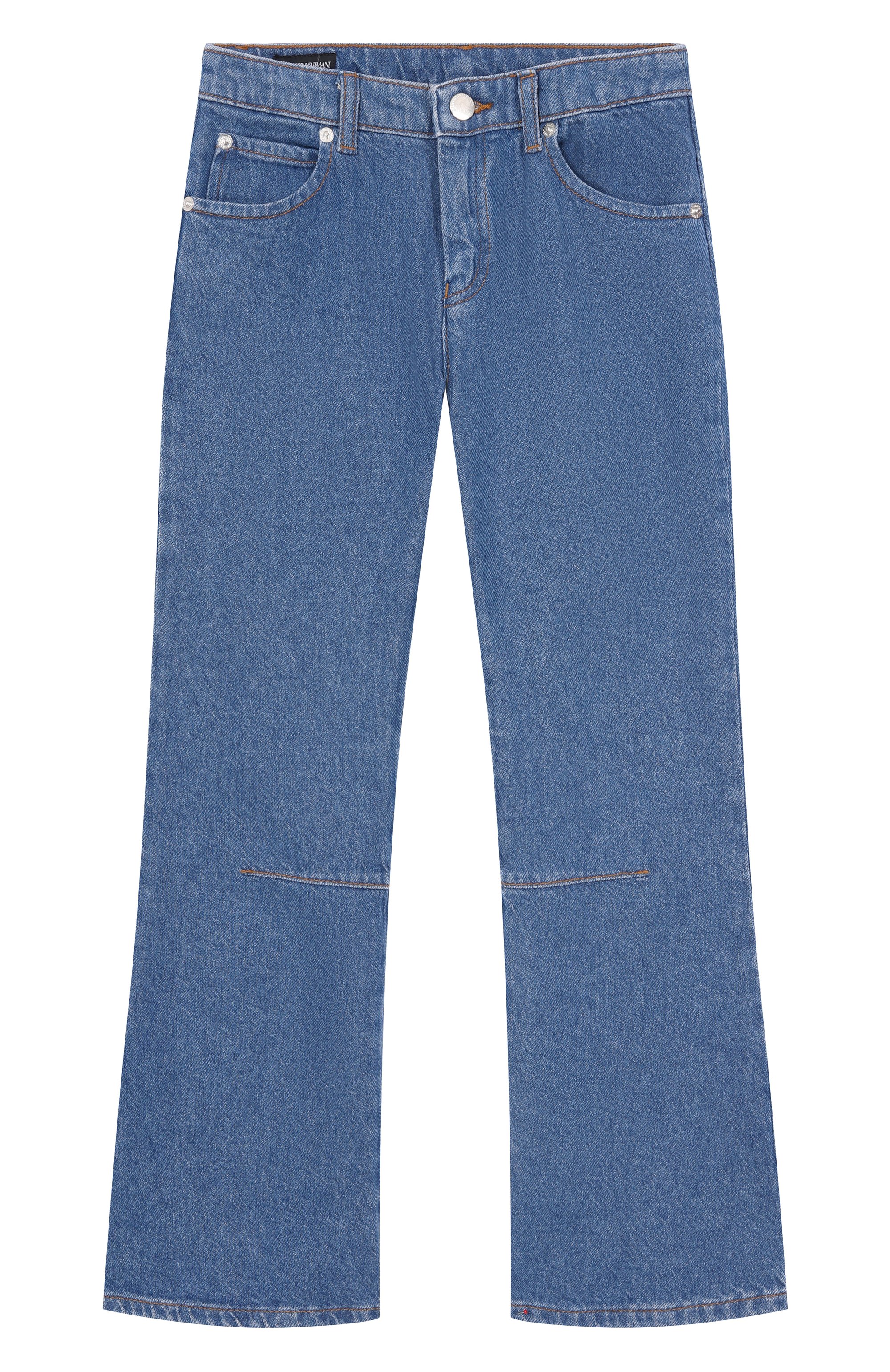 Джинсы EMPORIO ARMANI синего цвета по цене 23300 руб., арт. EG000558/AF21778, фото 1 Джинсы EMPORIO ARMANI, арт. EG000558/AF21778, фото 1