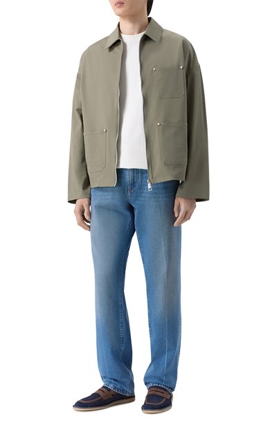 Замшевые пенни-лоферы florio DOLCE & GABBANA, арт. A50744/A0084, фото 2